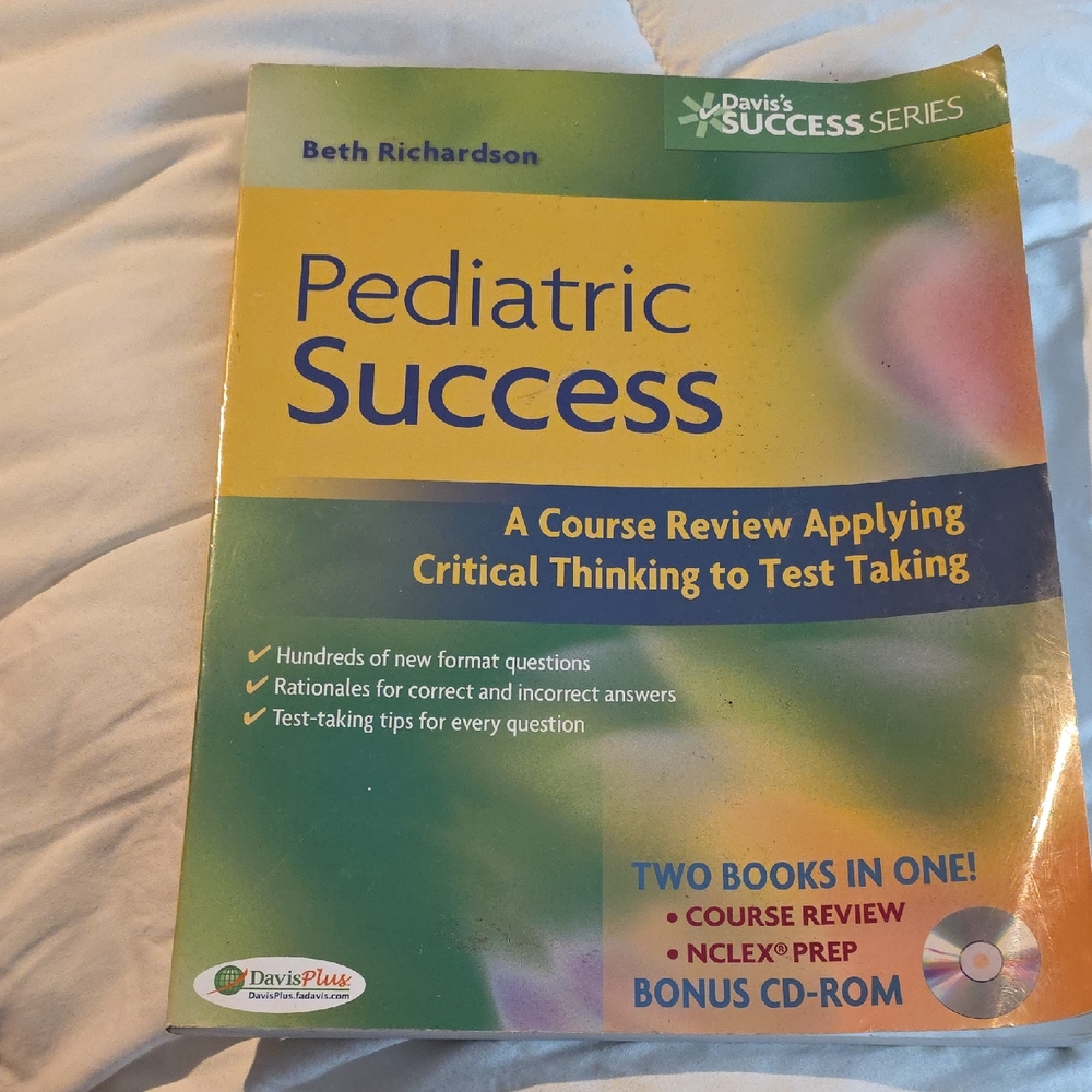 Pediatric Success Book By Beth Richardson W/ CDS-ROM Course Book